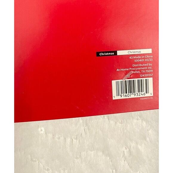 At Home White Faux Fur And Sequins White 48 Inch Tree Skirt NWT - Picture 6 of 6